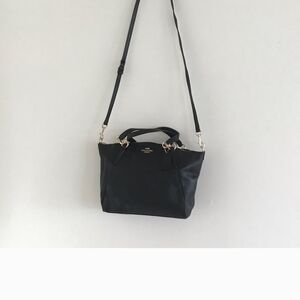 Coach Midnight Blue Leather Crossbody Bag